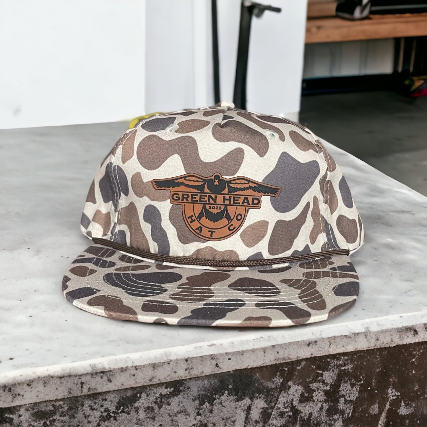 Clothing | Green Head Hat Co. Logo Camo Hat