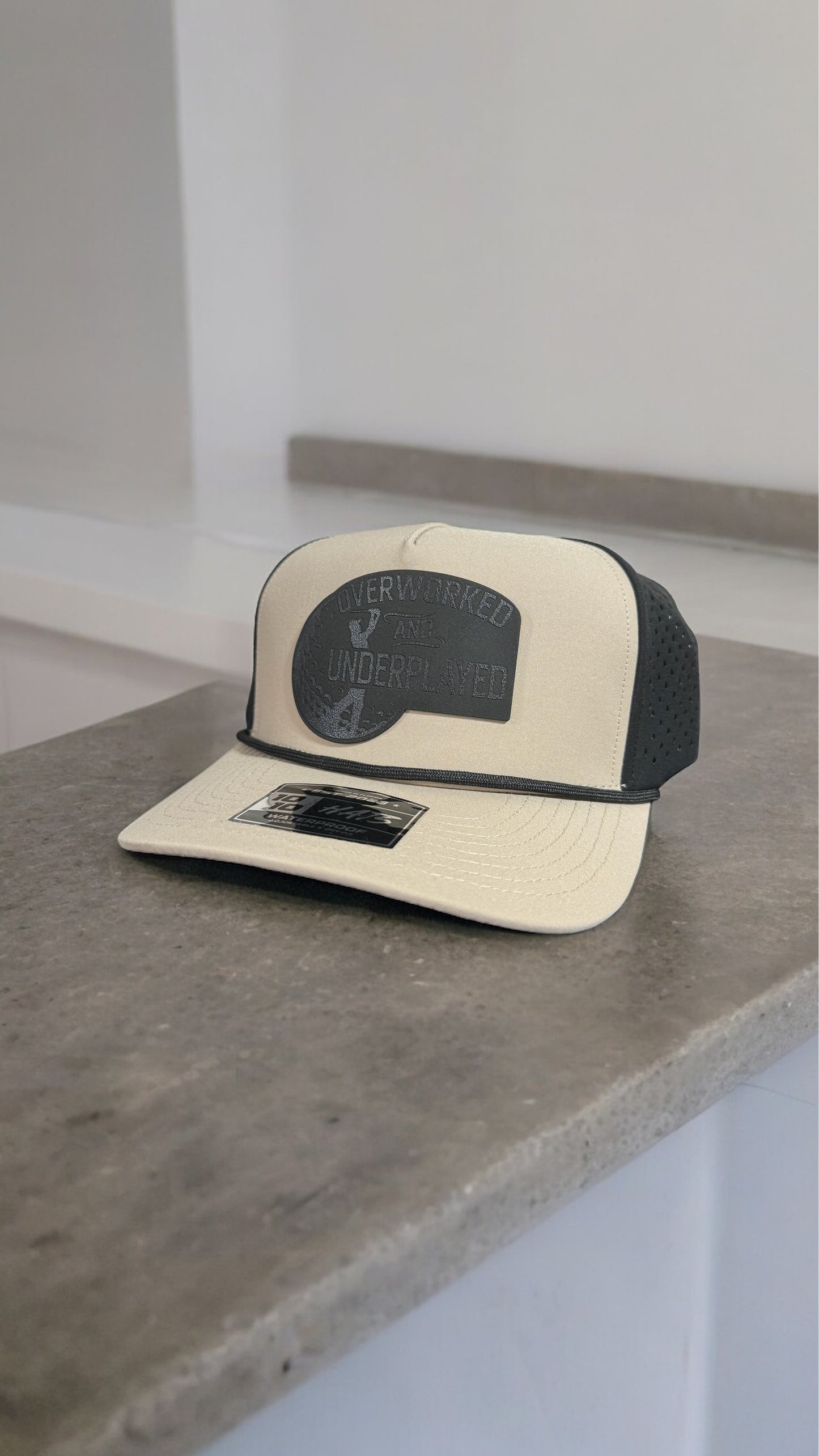 Overworked & Underplayed Golf Performance Hat