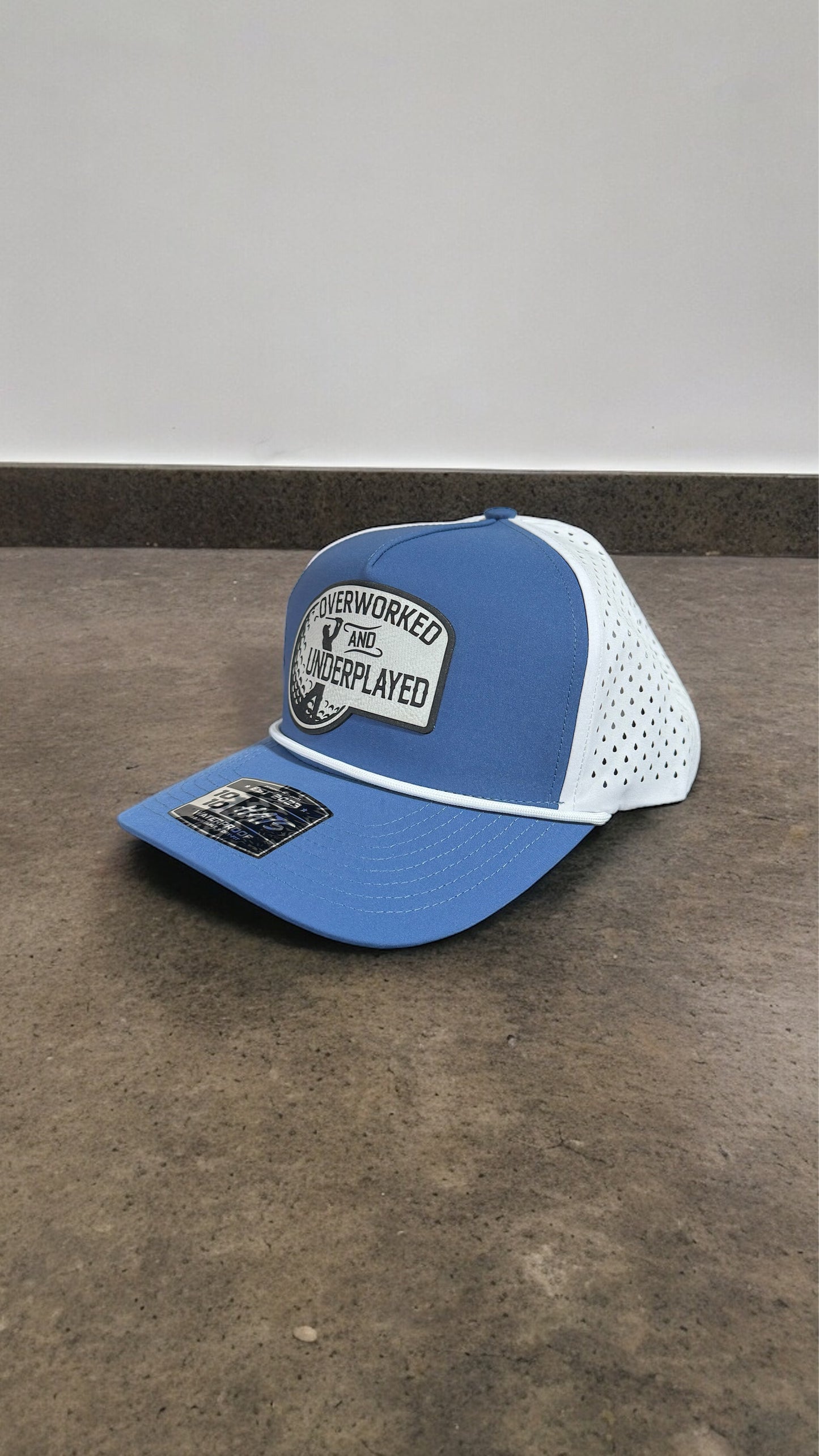 Overworked & Underplayed Golf Performance Hat