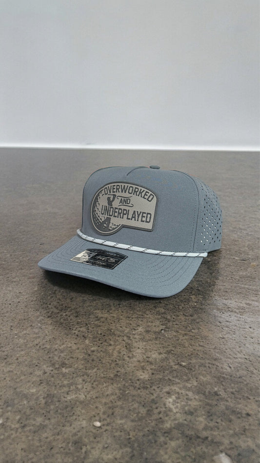 Overworked & Underplayed Golf Performance Hat