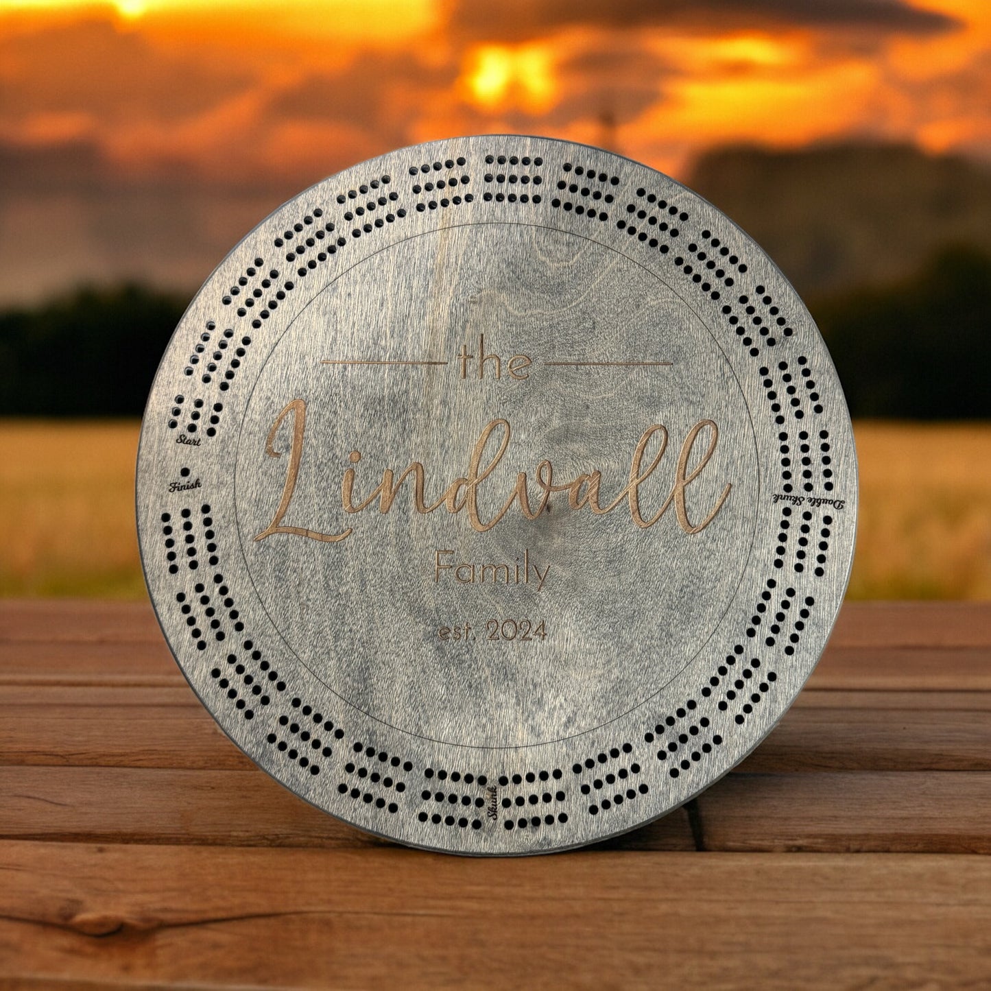 Wedding | Cribbage Board - Custom Name