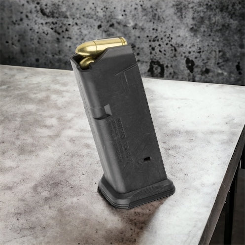 Firearm | Custom Mexico Scroll Engraved PMAG Glock 19