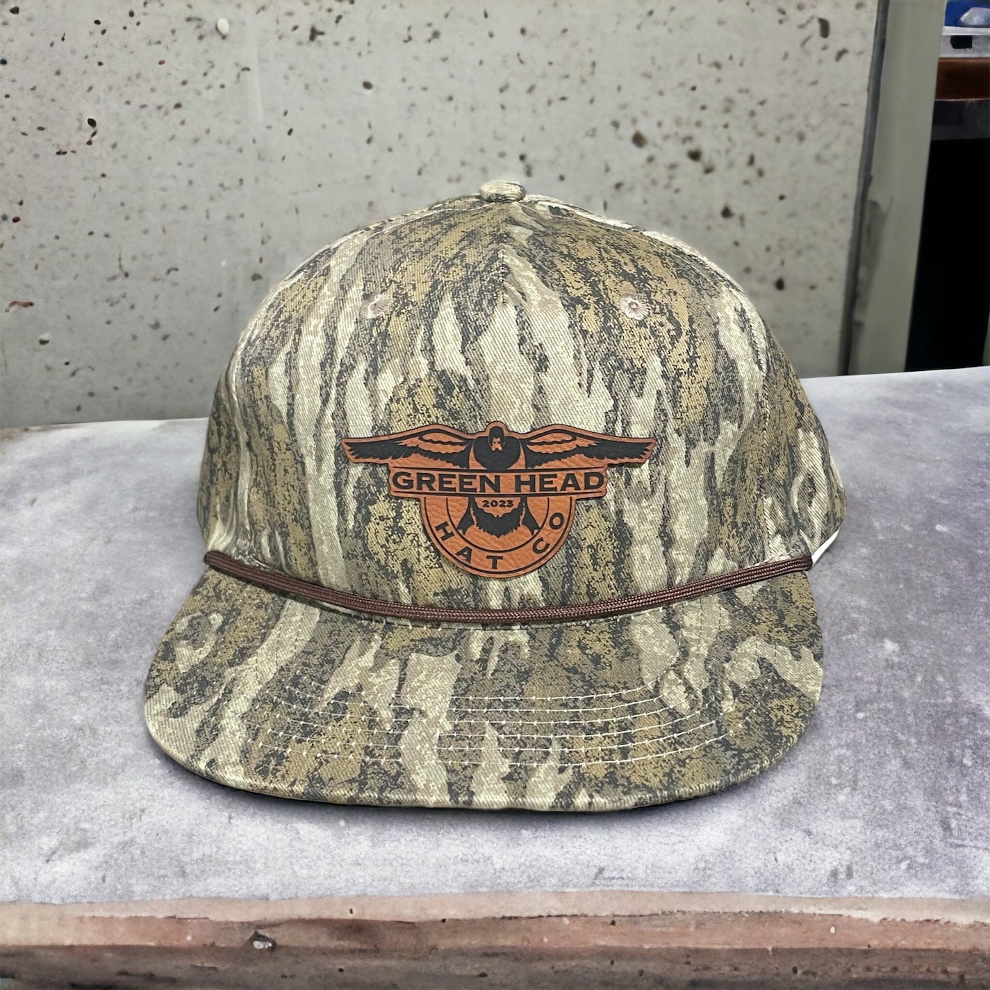 Clothing | Green Head Hat Co. Logo Camo Hat