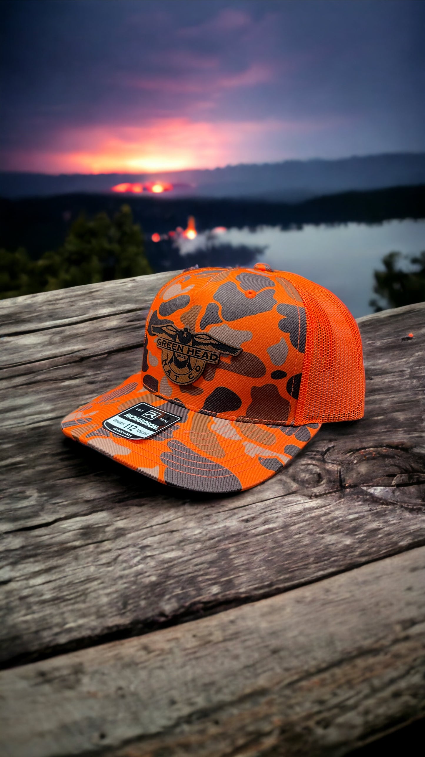 Clothing | Green Head Hat Co. 5 Panel | Duck Camo Hat