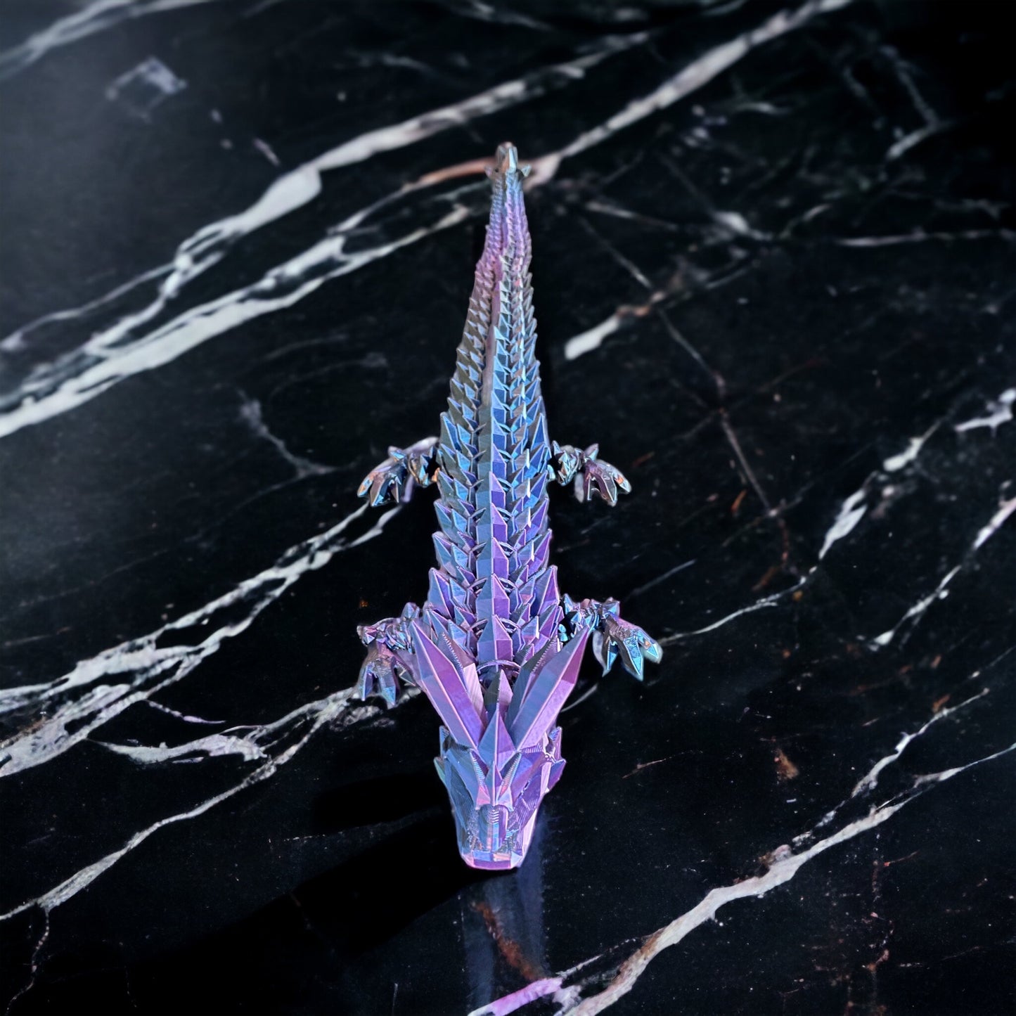 3D Print | Articulating Crystal Dragon