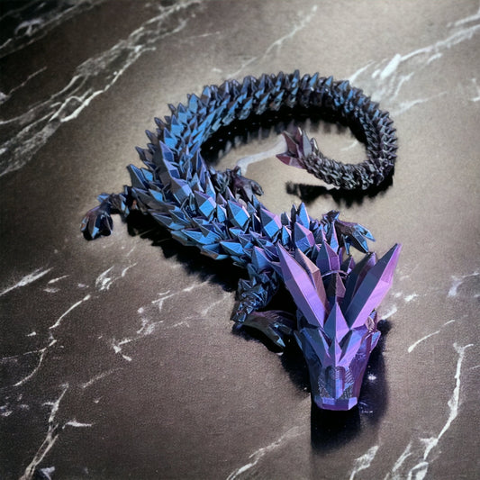 3D Print | Articulating Crystal Dragon