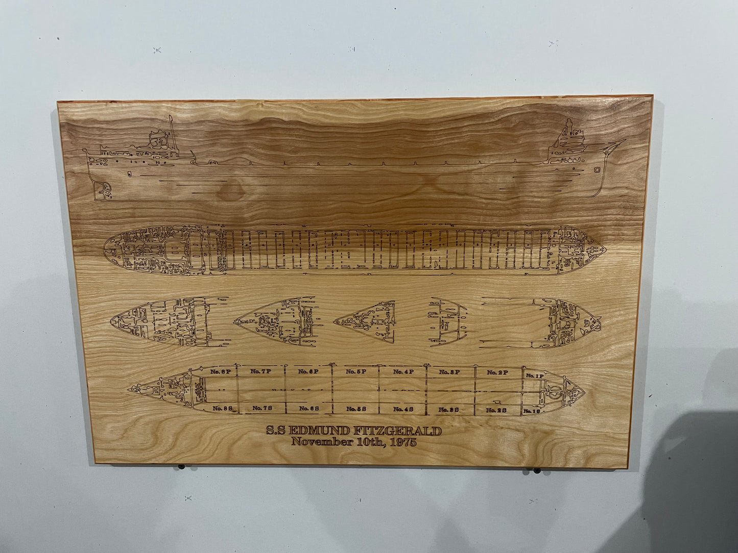 Wooden Sign | Edmund Fitzgerald | 16x24