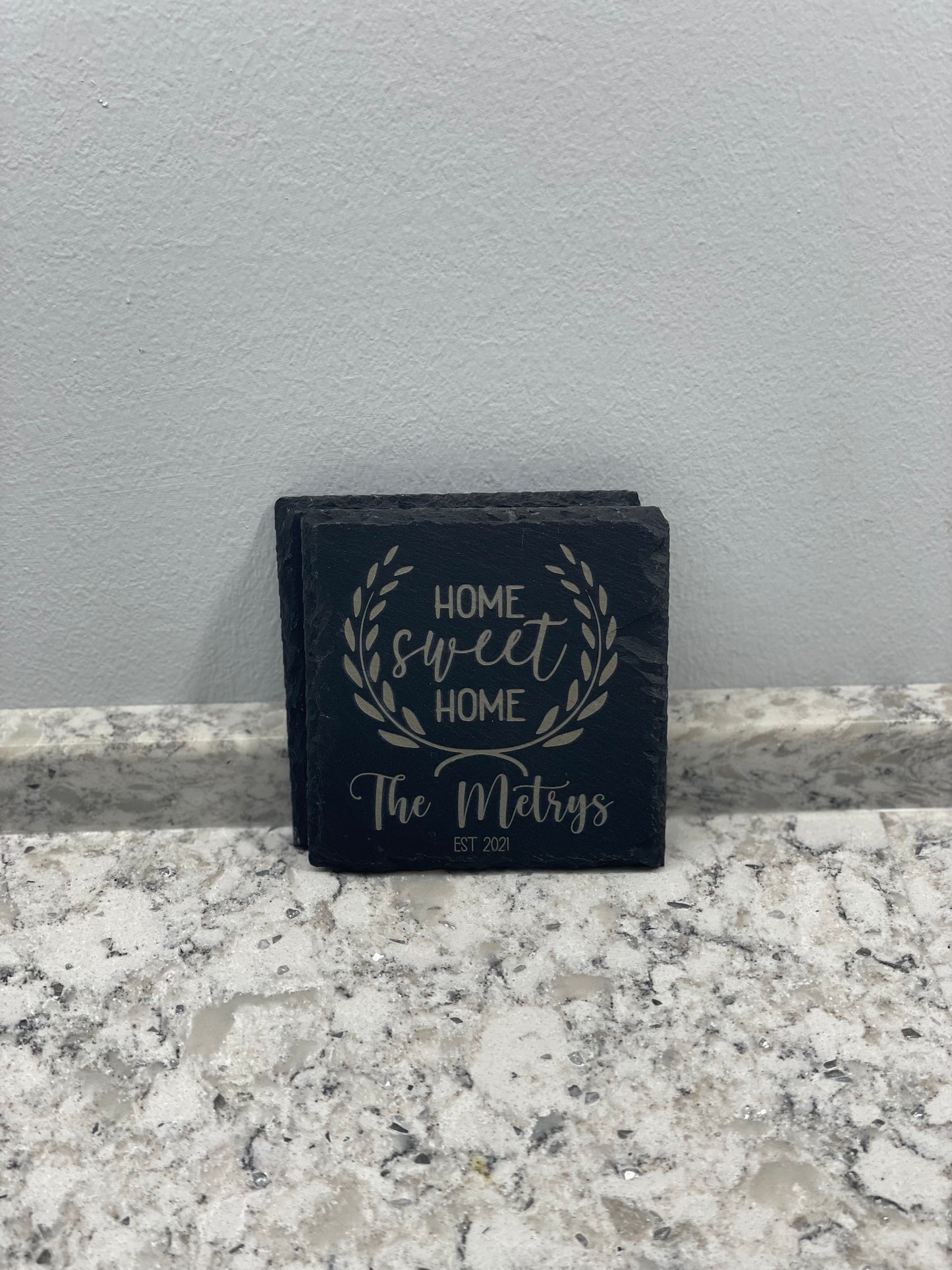 Gifts | Customized Slate Coaster 4"