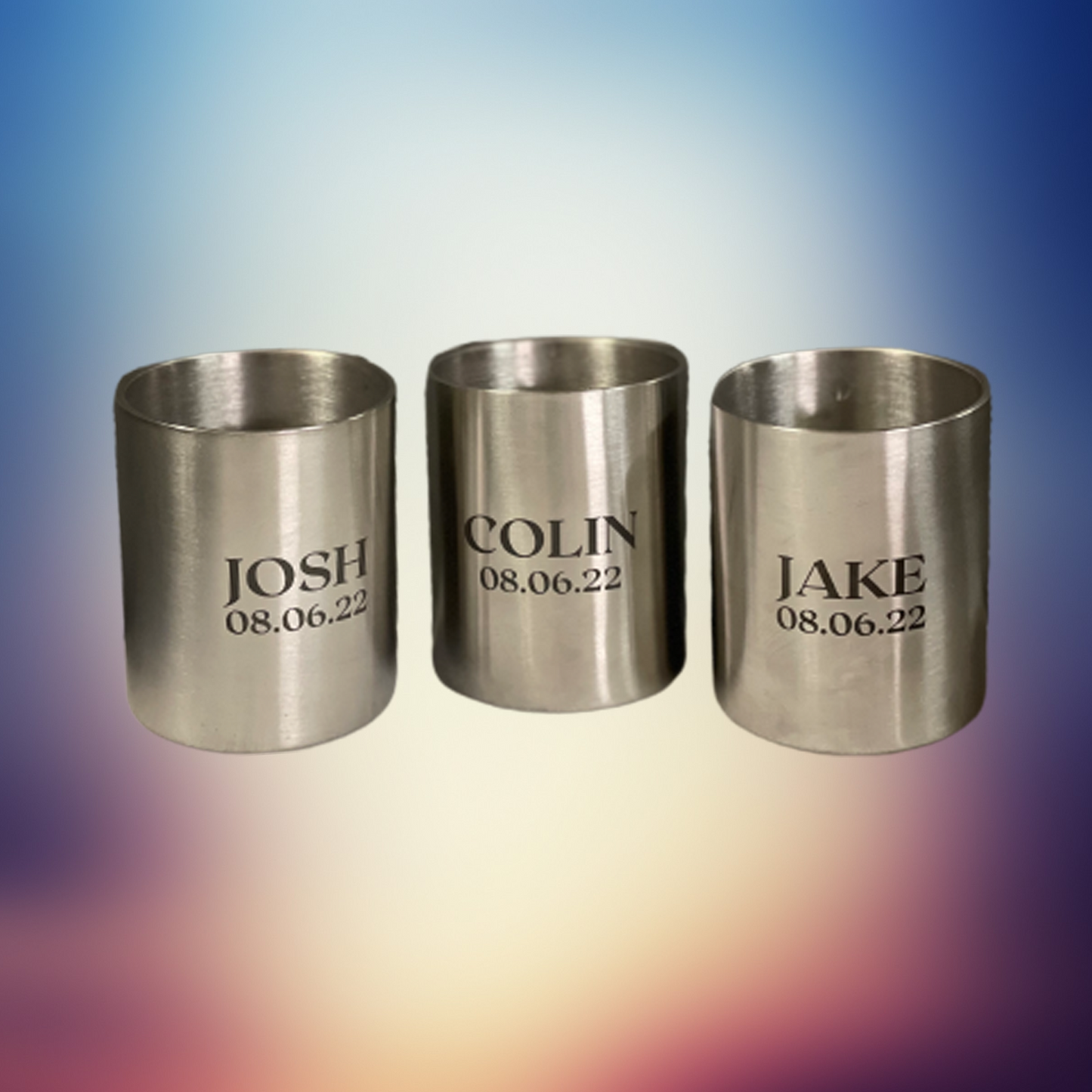 Drinkware | Custom Name | 10oz Stainless Whiskey Glasses