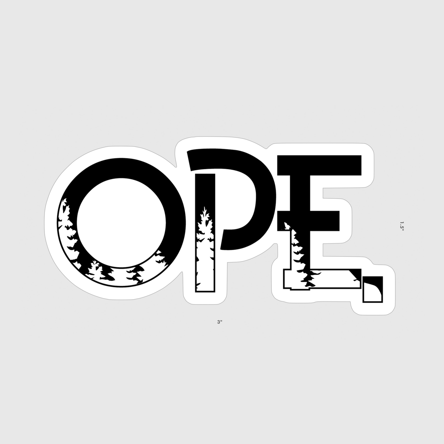 Sticker | 3" Ope Sticker