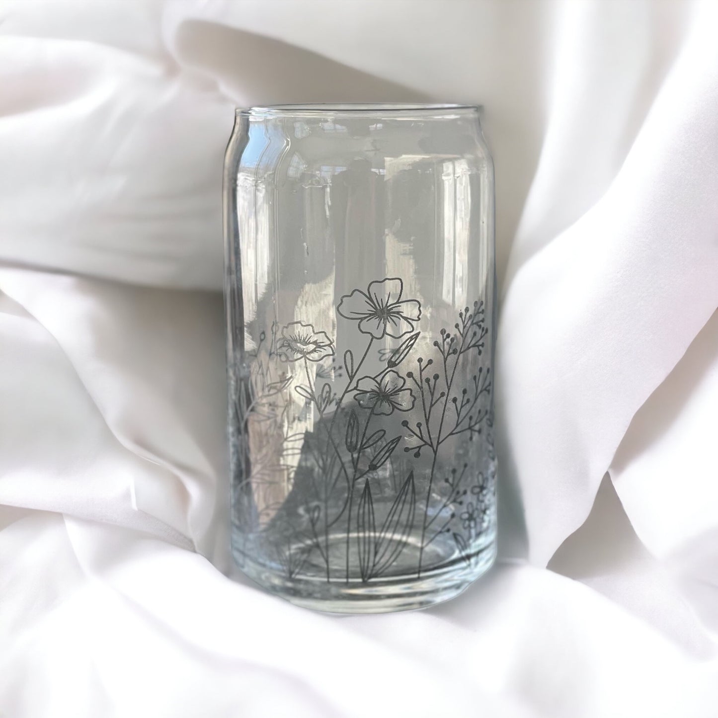 Drinkware | Wildflower Can Glass