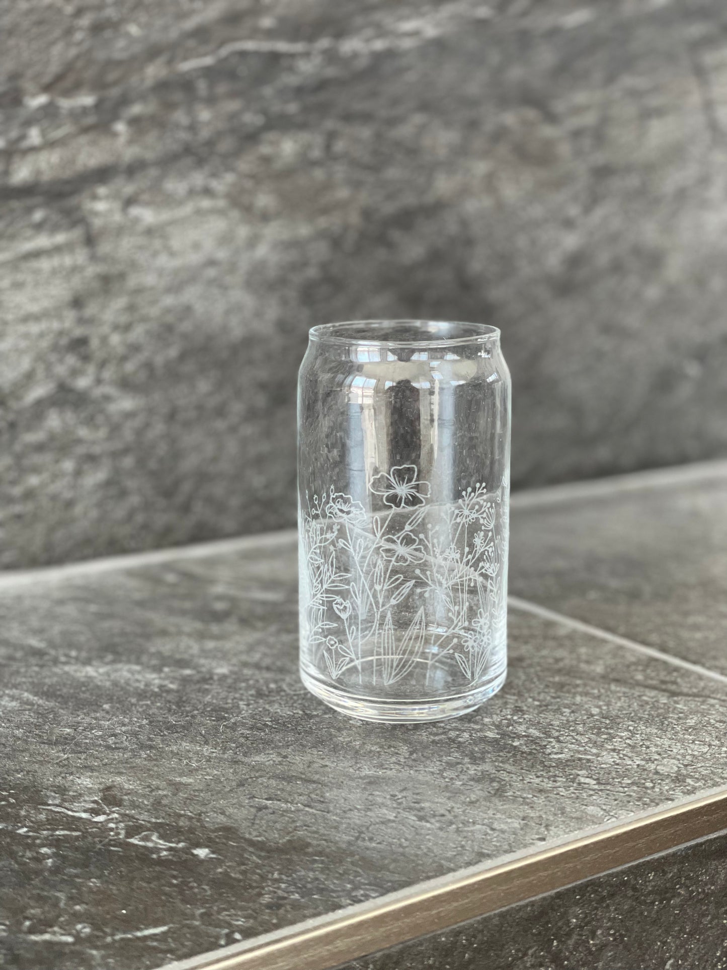 Drinkware | Wildflower Can Glass