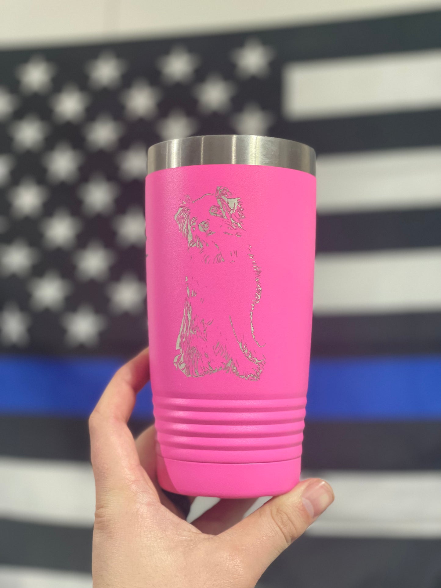 Drinkware | Custom Animal Engraving | 20oz Tumbler