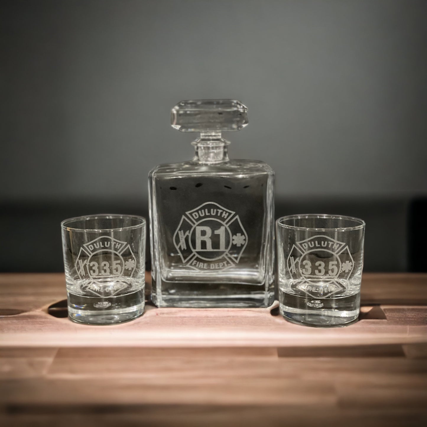 Drinkware | Custom Logo | Whiskey Glasses & Decanter