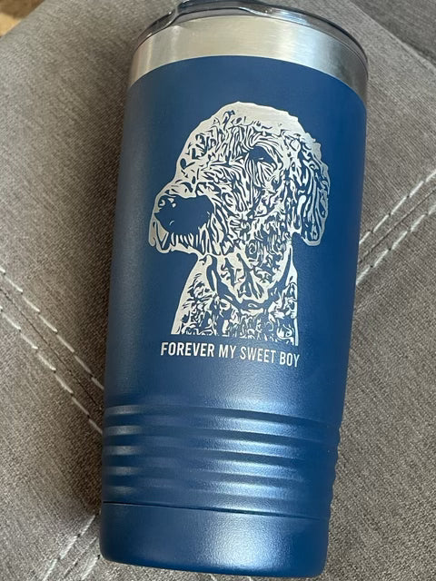 Drinkware | Custom Animal Engraving | 20oz Tumbler