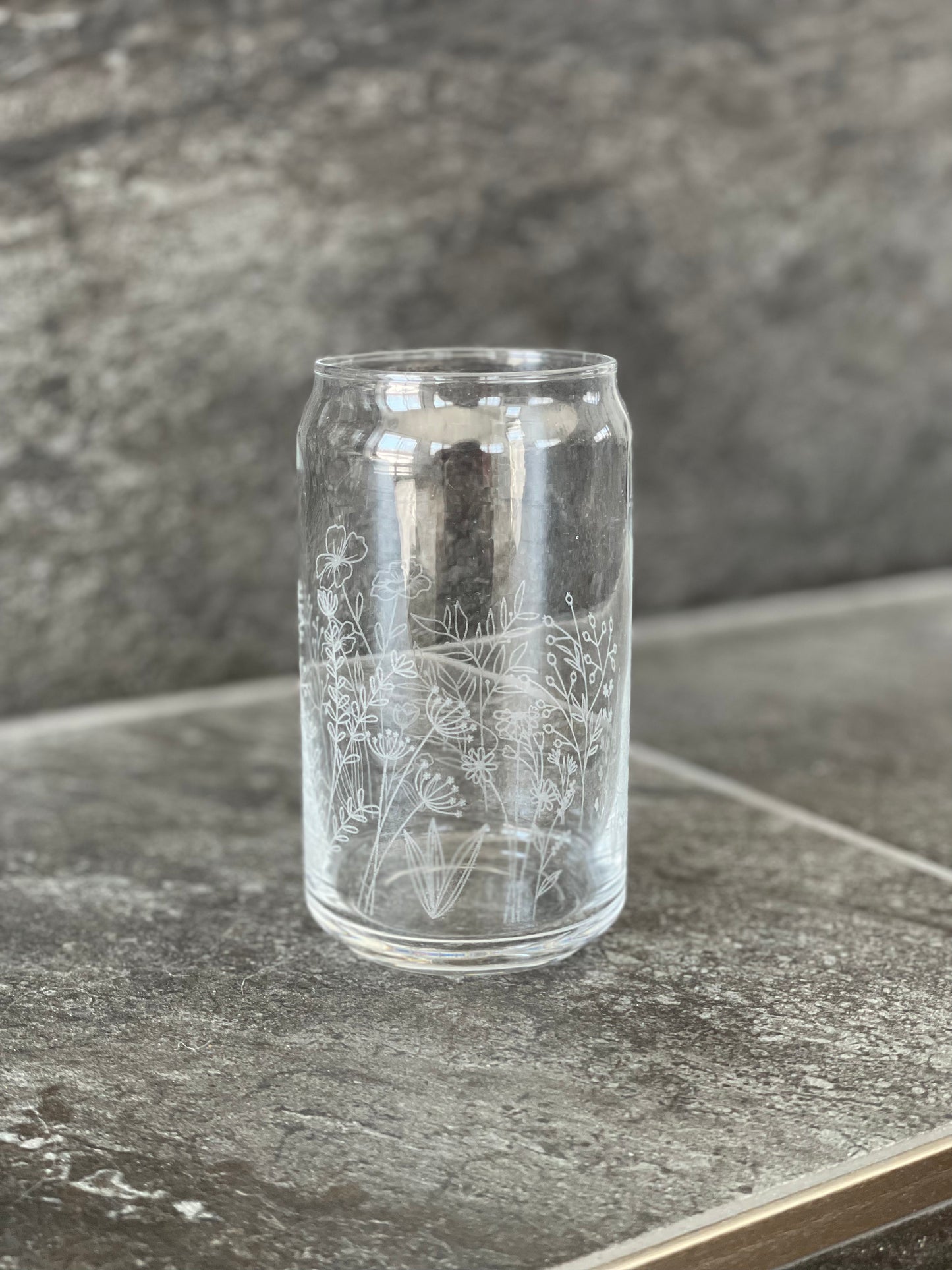 Drinkware | Wildflower Can Glass